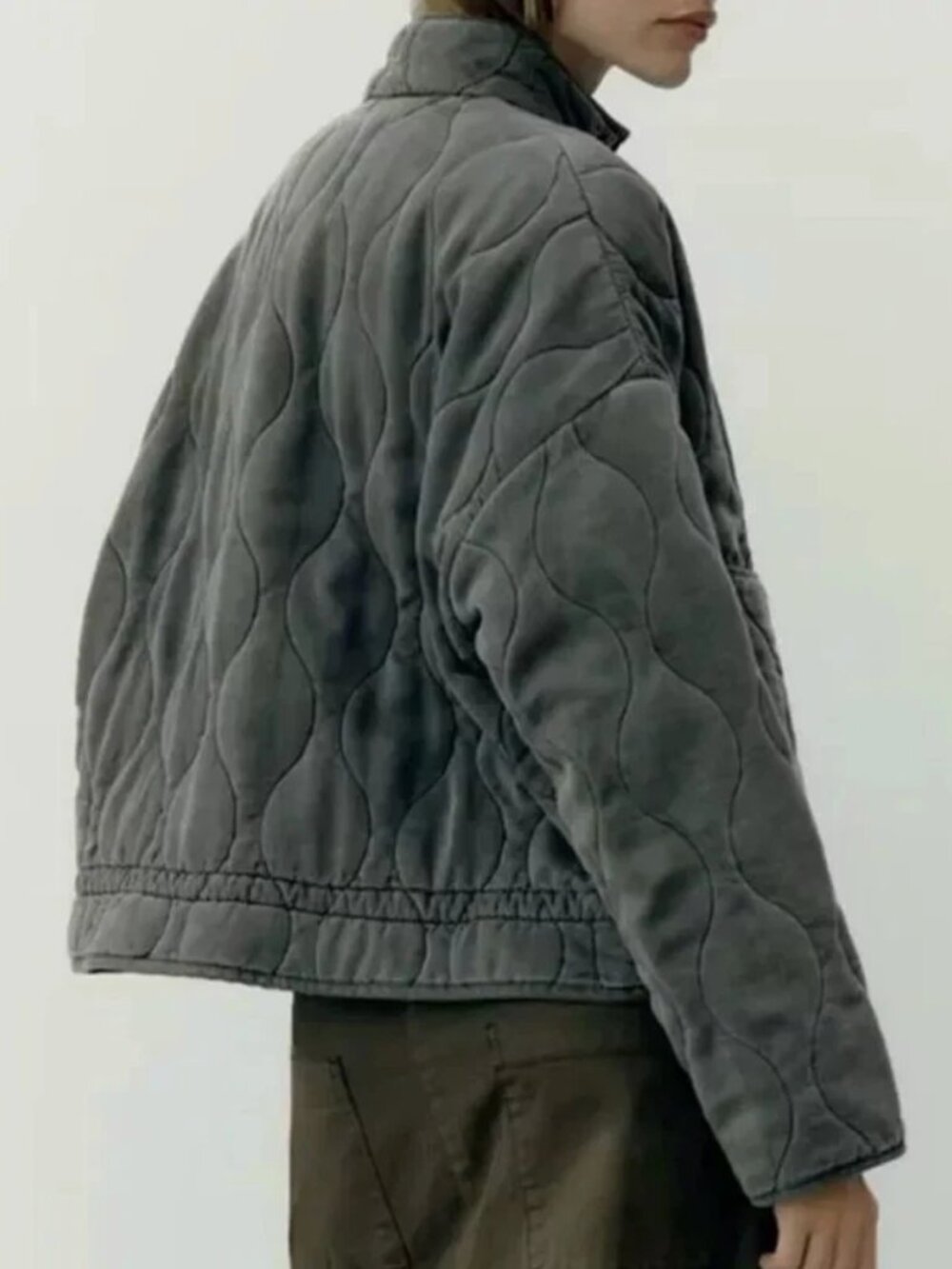 NWT Cotton Quilted Jacket - Picture 4 of 4